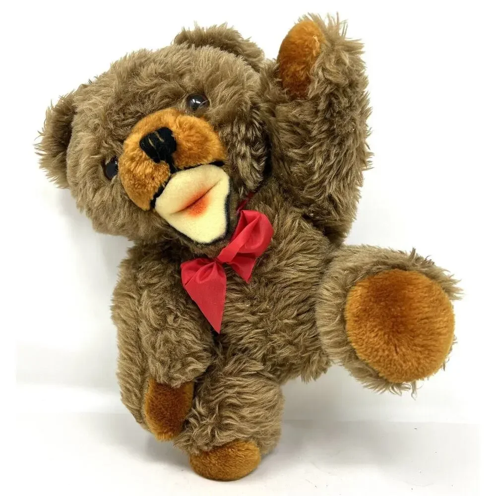 Vintage GUND Open Mouth Teddy Bear 16